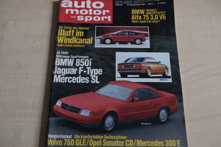 Deckblatt Auto Motor und Sport (26/1987)